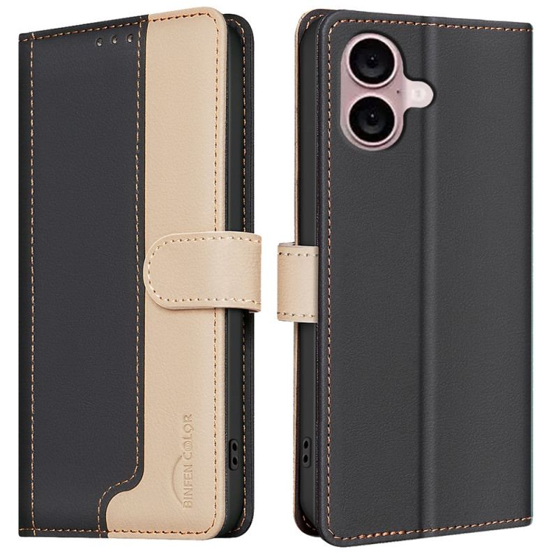 Obudowa iPhone 16 Plus Etui Na Telefon Bicolor Technologia Blokowania Rfid Binfen Color