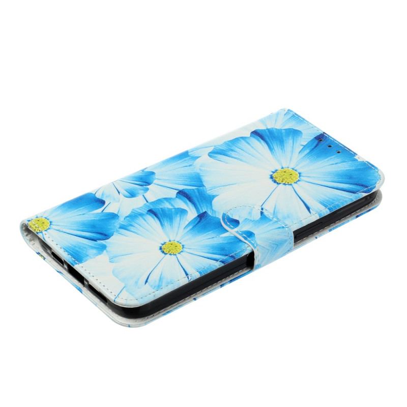 Skórzany Futerał iPhone 16 Plus Etui Na Telefon Orchidee