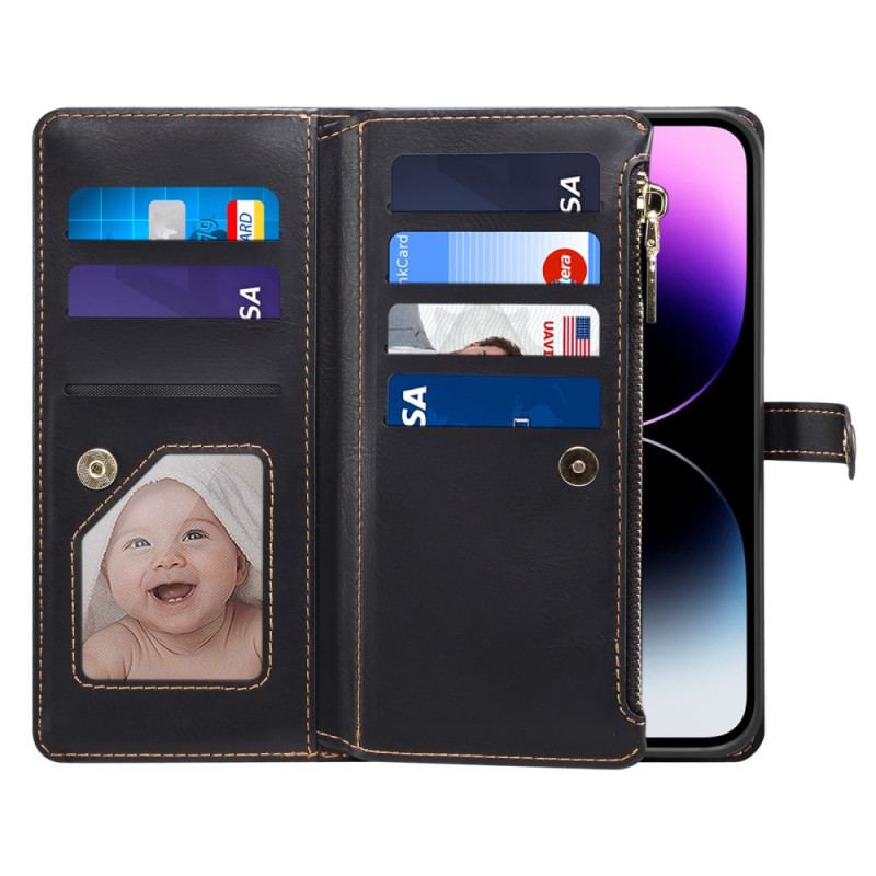 Skórzany Futerał iPhone 16 Plus Etui Na Telefon Seria Galaxy Eseble