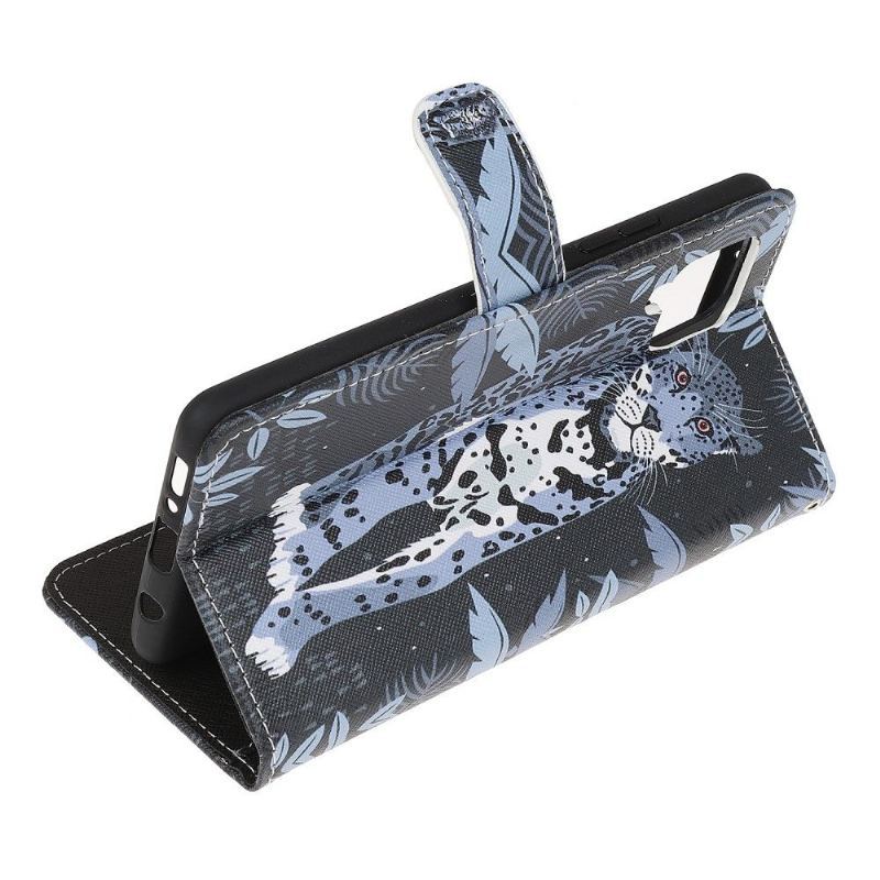 Etui Folio do Samsung Galaxy M32 Leopard