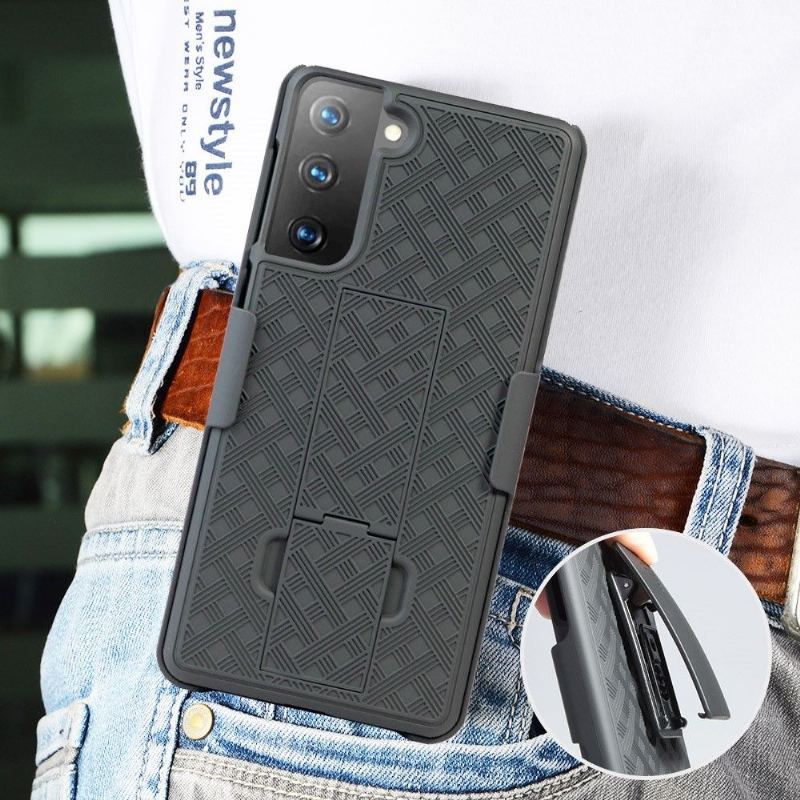 Etui do Samsung Galaxy S21 Plus 5G Integralny Z Zaczepem Na Pasek
