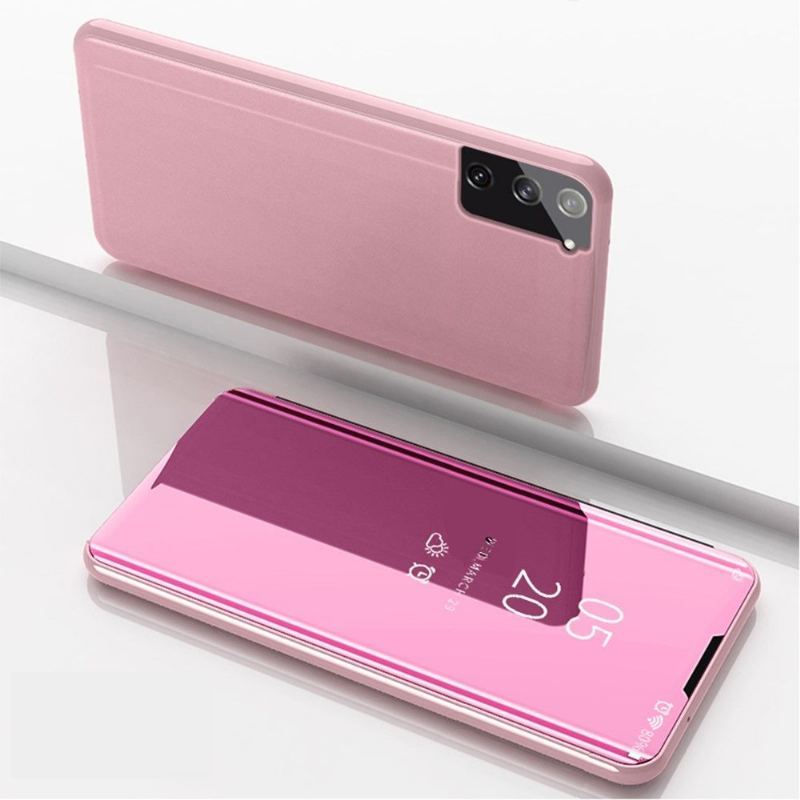 Futerały do Samsung Galaxy S21 Plus 5G Etui Folio Efekt Lustra