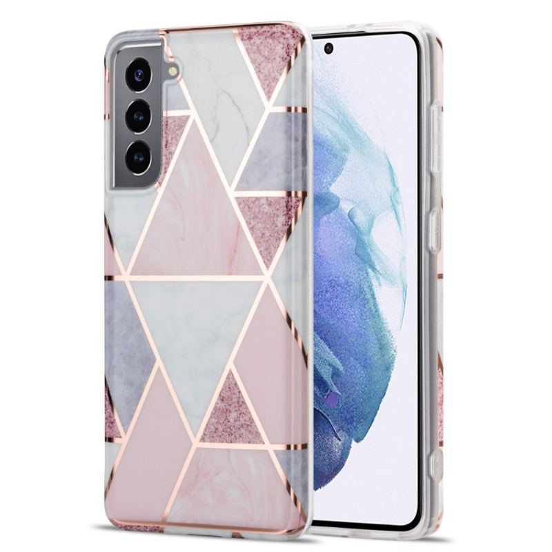 Futerały do Samsung Galaxy S21 Plus 5G Marmurowa Geometria