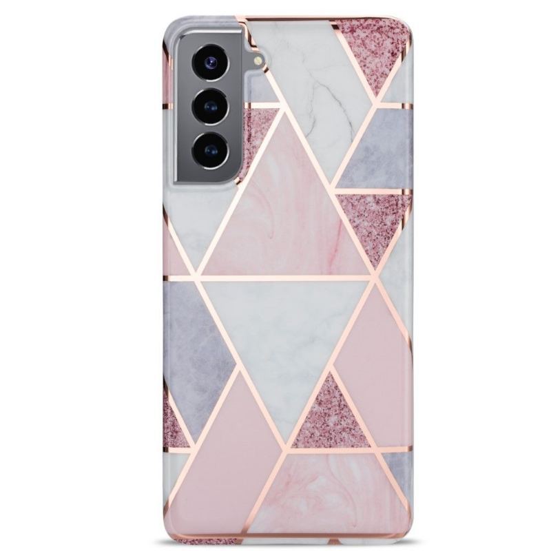 Futerały do Samsung Galaxy S21 Plus 5G Marmurowa Geometria