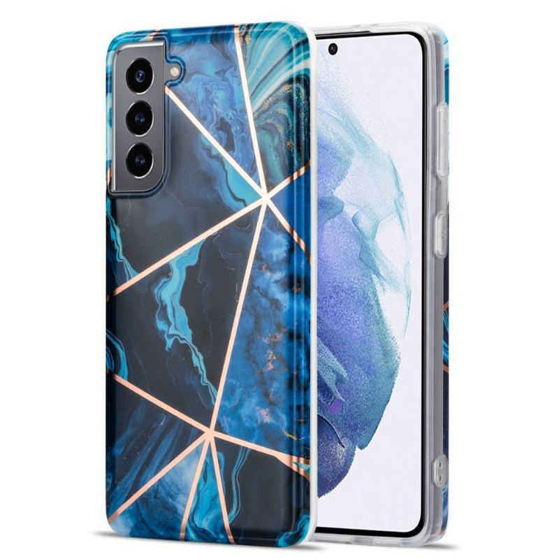 Futerały do Samsung Galaxy S21 Plus 5G Marmurowa Geometria