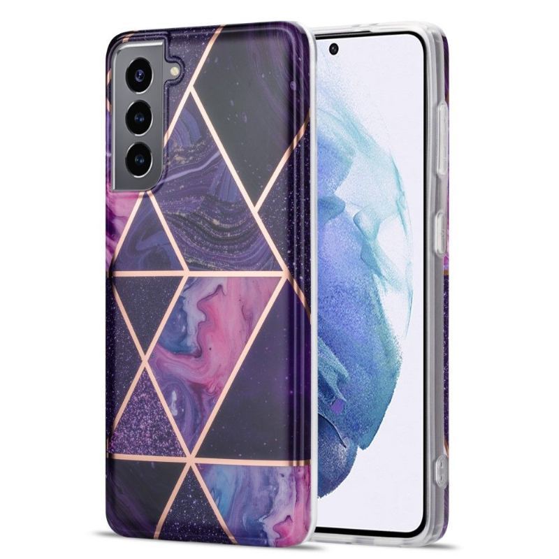 Futerały do Samsung Galaxy S21 Plus 5G Marmurowa Geometria