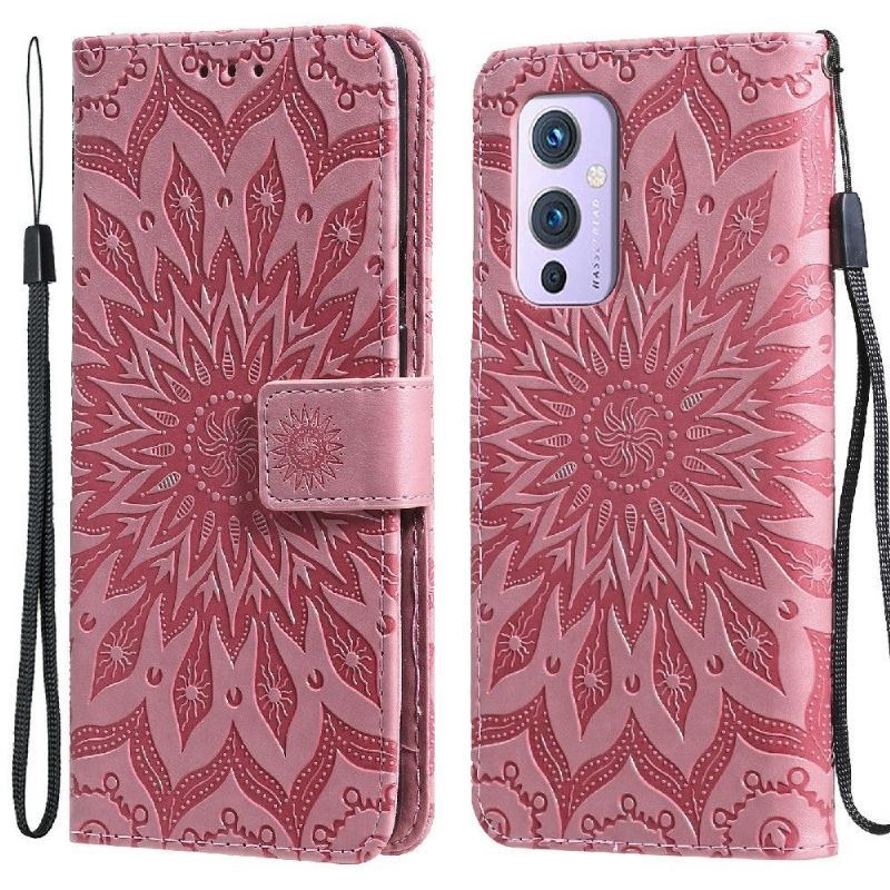 Etui Folio do OnePlus 9 Junna Efekt Skóry