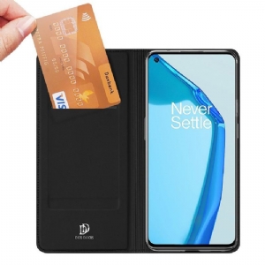 Etui Folio do OnePlus 9 Obrzeża Business Satin Effect