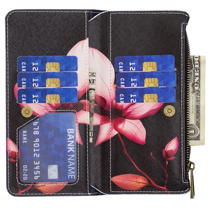 Etui Folio iPhone 16 Pro Portfel Lotosu