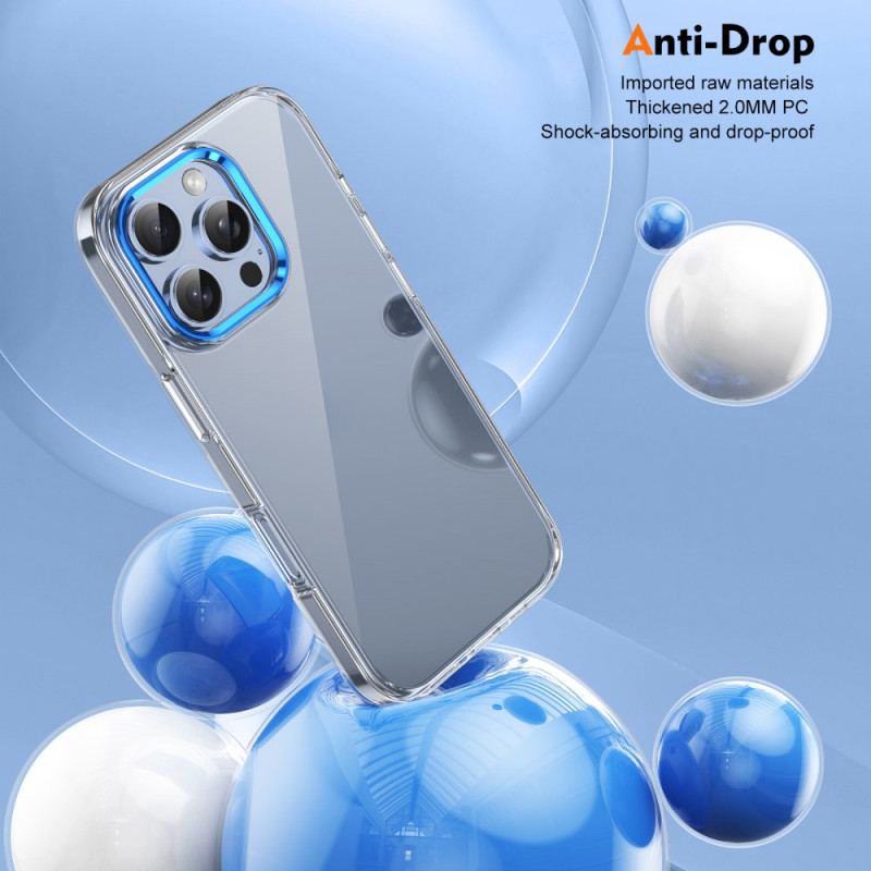 Etui iPhone 16 Pro Oprawka Soczewki Z Efektem Metalu