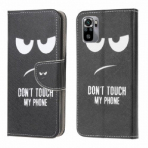 Etui Folio do Poco M5s Nie Dotykaj Mojego Telefonu