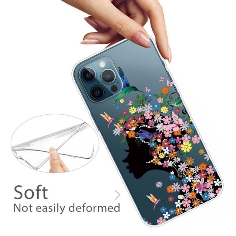Etui do iPhone 13 Pro Anti-fall Koliber Kwiaty
