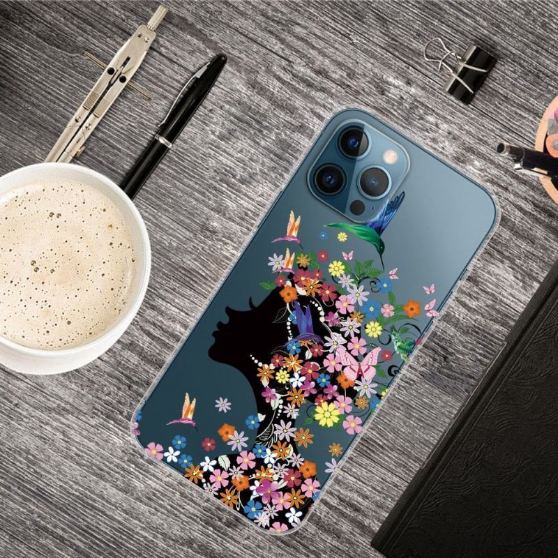 Etui do iPhone 13 Pro Anti-fall Koliber Kwiaty