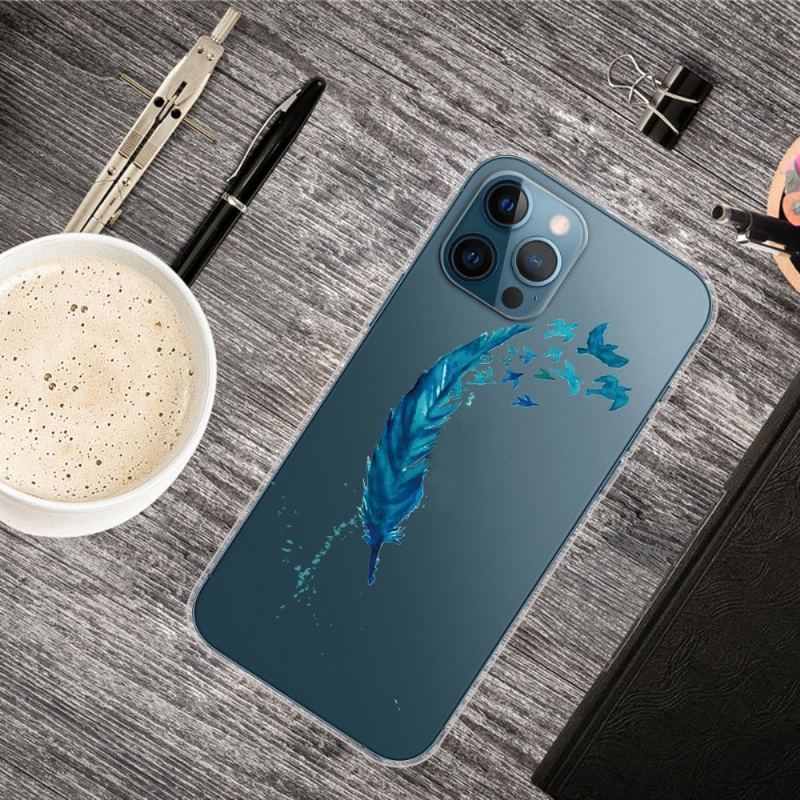 Etui do iPhone 13 Pro Anti-fall Pióro I Ptaki