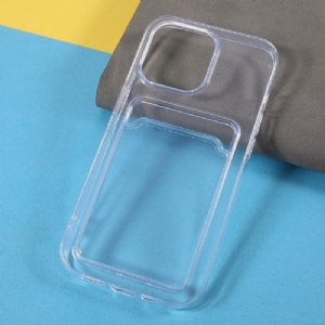 Etui do iPhone 13 Pro Biznes Przezroczysty Uchwyt Na Karty