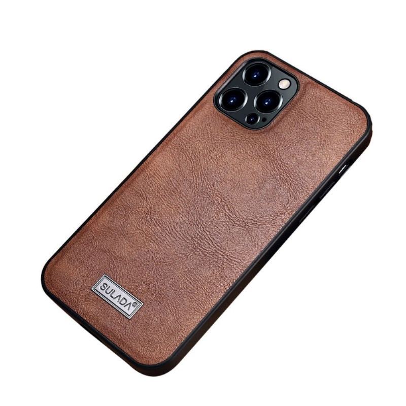 Etui do iPhone 13 Pro Classic Sulada Efekt Skóry