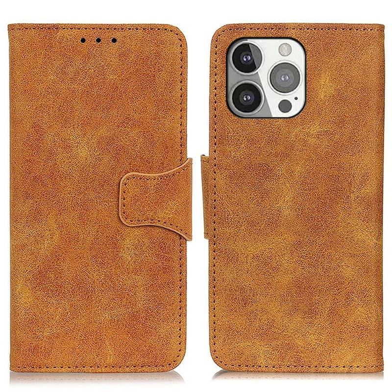 Etui do iPhone 13 Pro Obrzeża Edouard Faux Leather Vintage