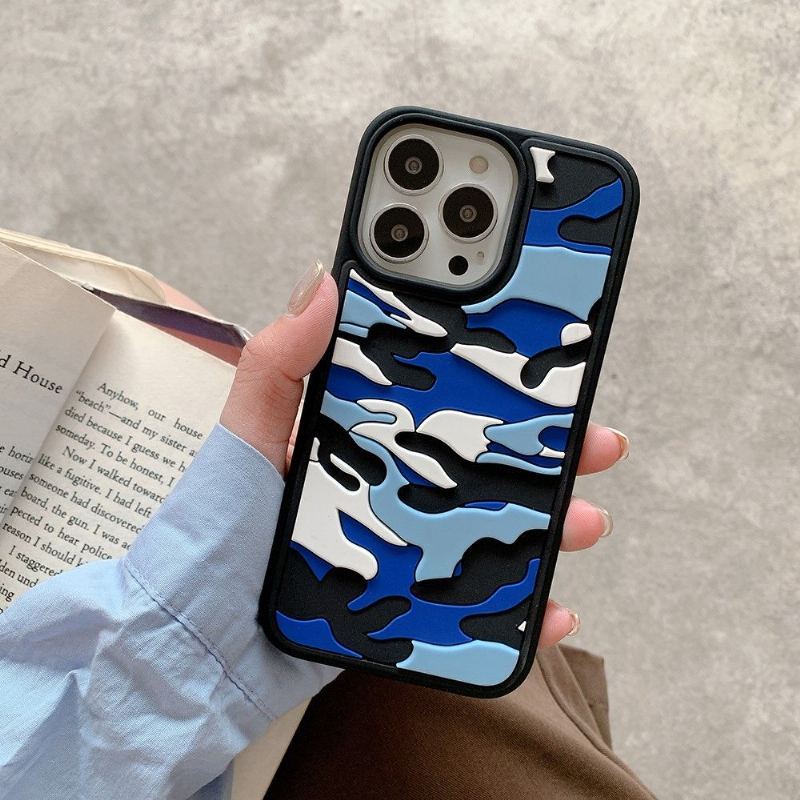 Etui do iPhone 13 Pro Rugged Wojskowy Kamuflaż
