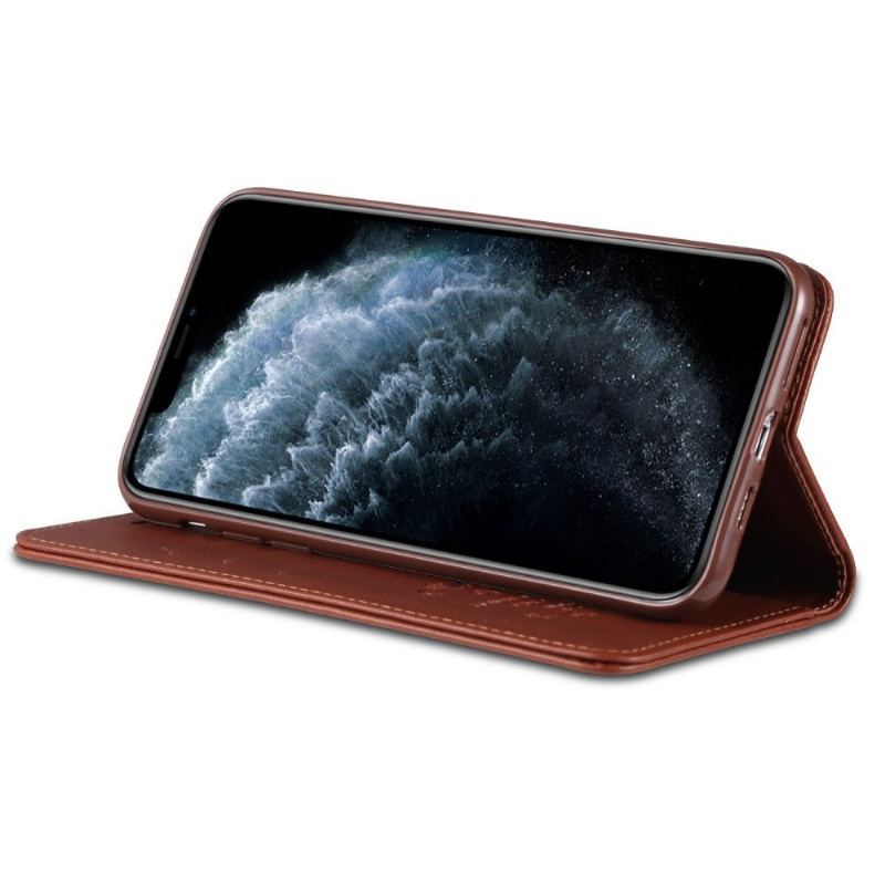 Etui Folio do iPhone 13 Pro Azns Sztuczna Skóra