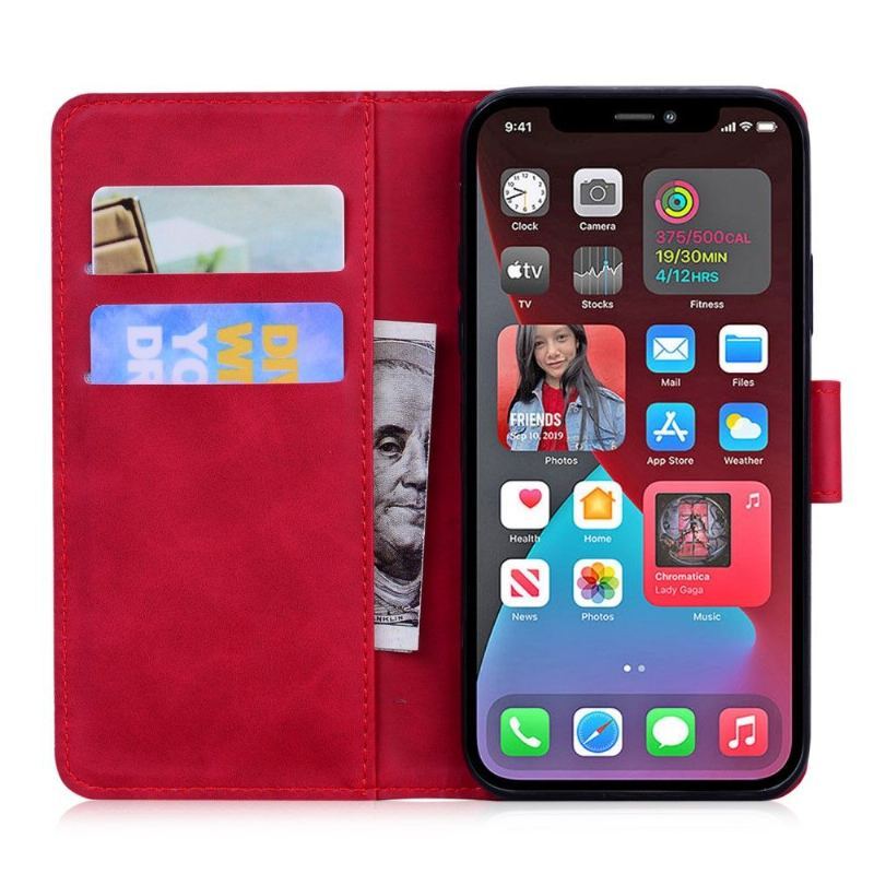 Etui Folio do iPhone 13 Pro Romane Miękki Dotyk