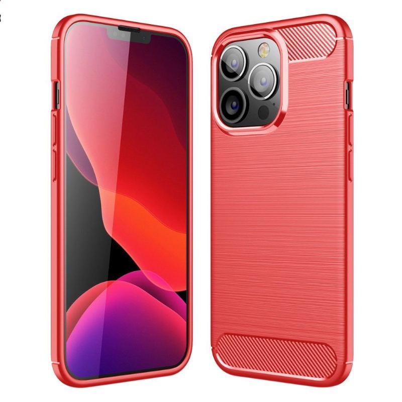Futerały do iPhone 13 Pro Elastyczny Efekt Szczotkowany