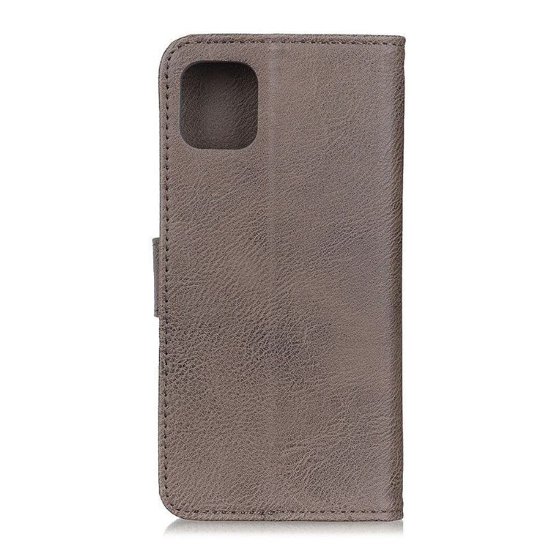 Etui Folio do iPhone 11 Khazneh Imitacja Skóry