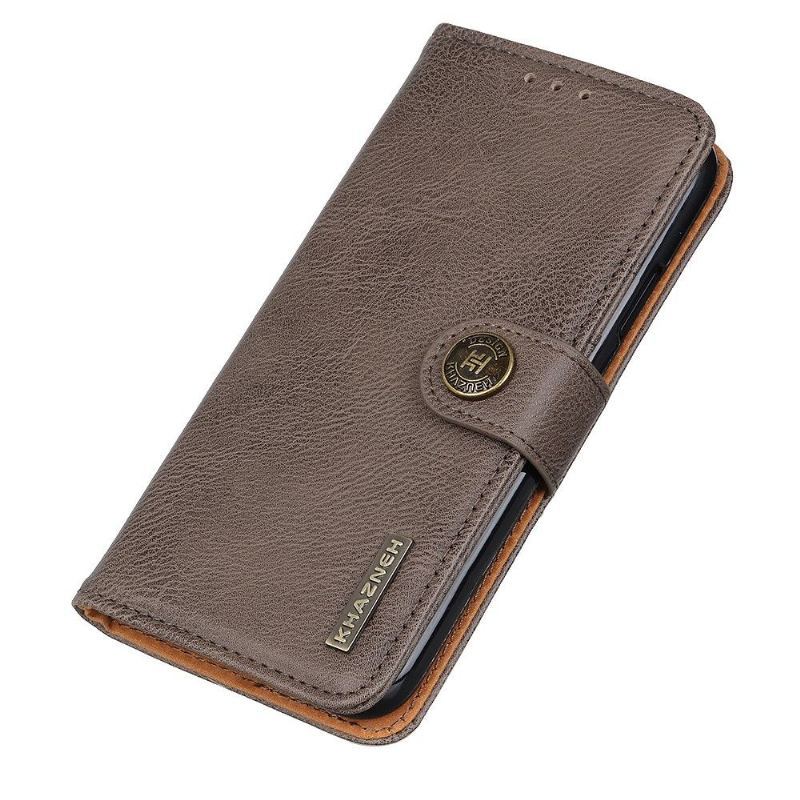 Etui Folio do iPhone 11 Khazneh Imitacja Skóry