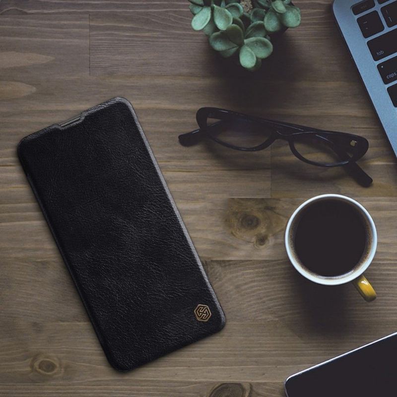 Etui Folio do Honor 20 Nillkin Qin Skórzany Pokrowiec - Czarny