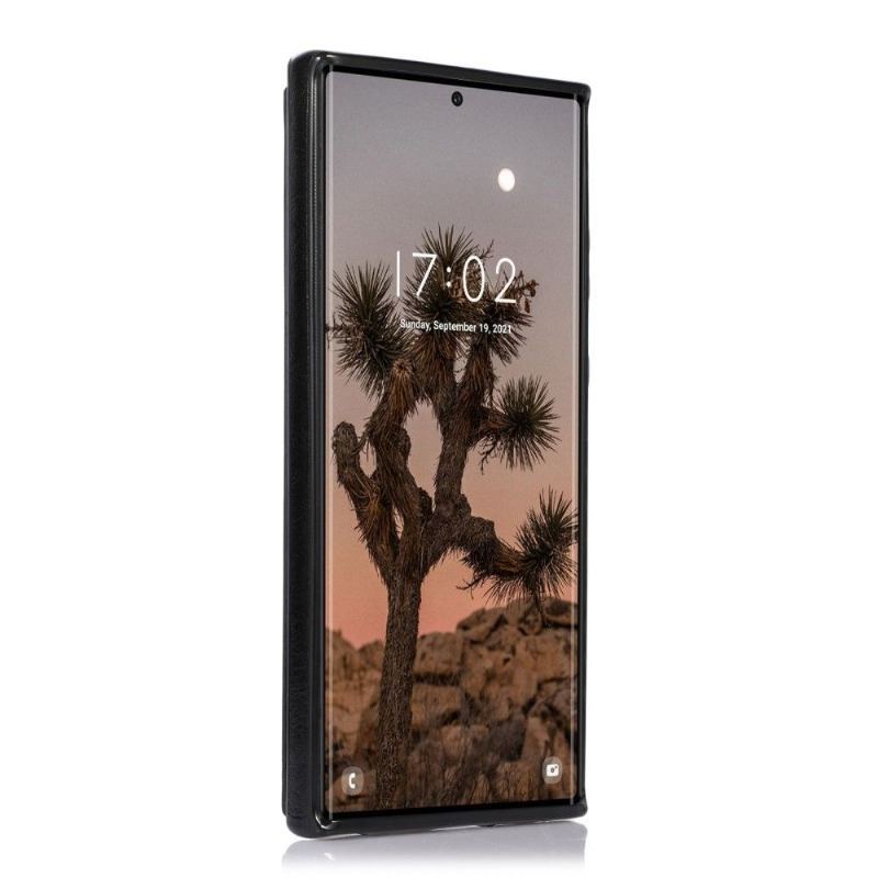 Etui do Samsung Galaxy S22 Ultra 5G Biznes Anna Etui Na Karty Ze Sztucznej Skóry