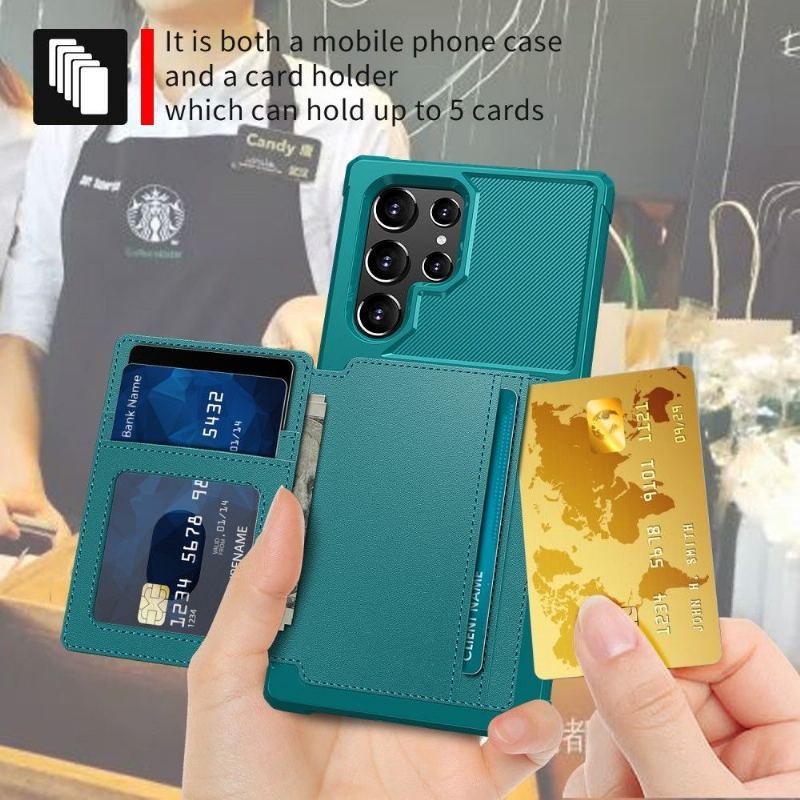 Etui do Samsung Galaxy S22 Ultra 5G Zm03 Posiadacz Karty