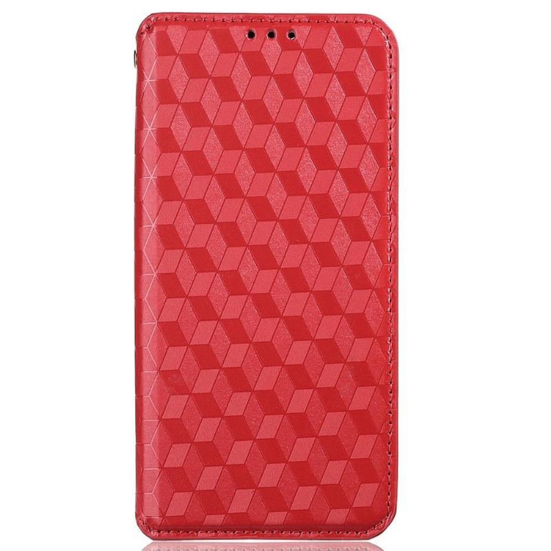 Etui Folio do Samsung Galaxy S22 Ultra 5G Classic Skórzany Futerał Geometria Projektu