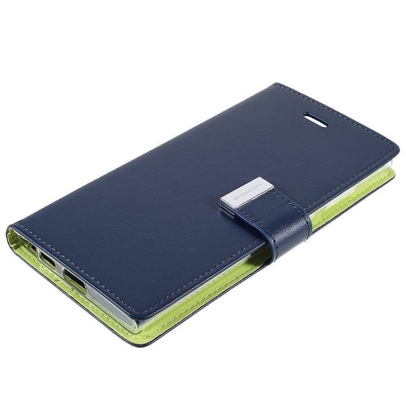 Etui Folio do Samsung Galaxy S22 Ultra 5G Obrzeża Bogata W Rtęć Premium