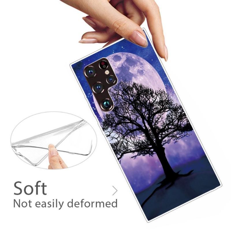 Futerały do Samsung Galaxy S22 Ultra 5G Drzewo Pod Księżycem