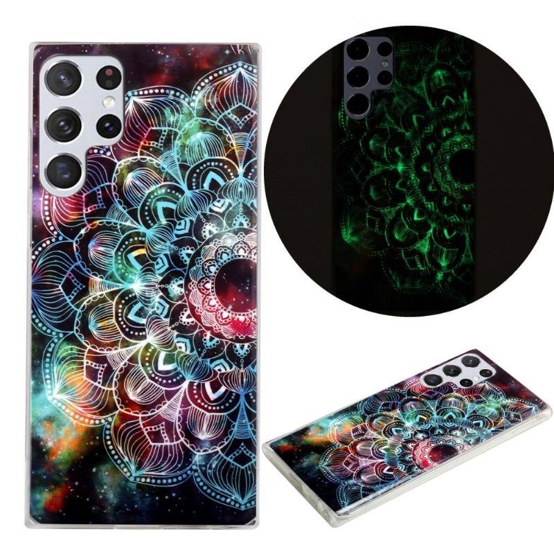 Futerały do Samsung Galaxy S22 Ultra 5G Luminous Colorful Mandala