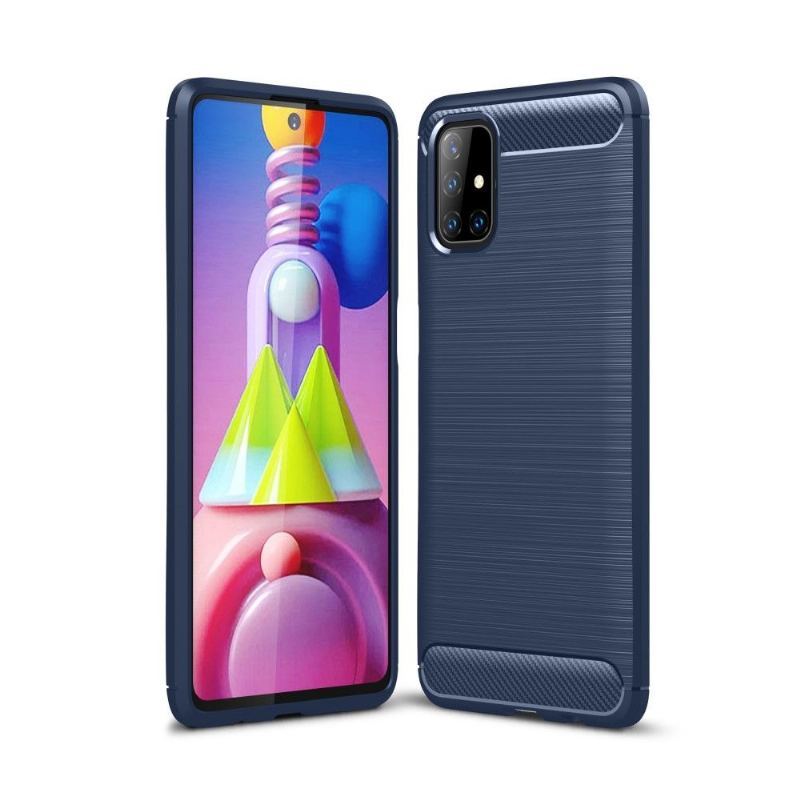 Futerały do Samsung Galaxy M51 Elastyczny Efekt Szczotkowany