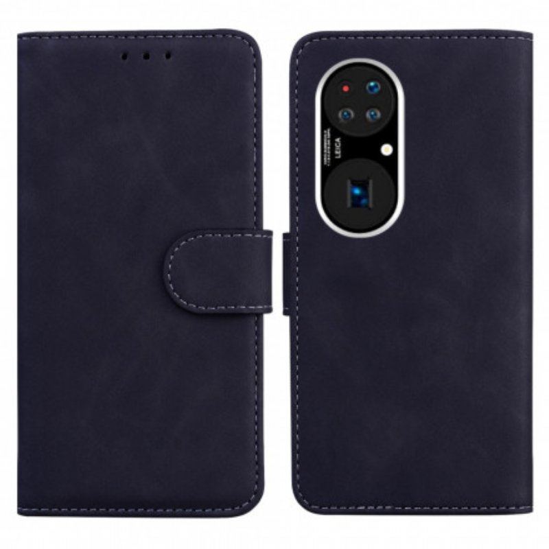Etui Folio do Huawei P50 Skórzany Styl Vintage Couture