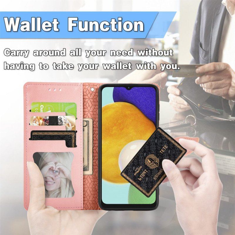 Etui Folio do Samsung Galaxy A13 5G / A04s Plemienne Liście