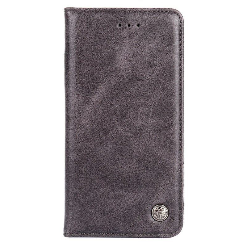 Etui Na Telefon do Samsung Galaxy A13 5G / A04s Etui Folio Stylowy Skórzany Nit
