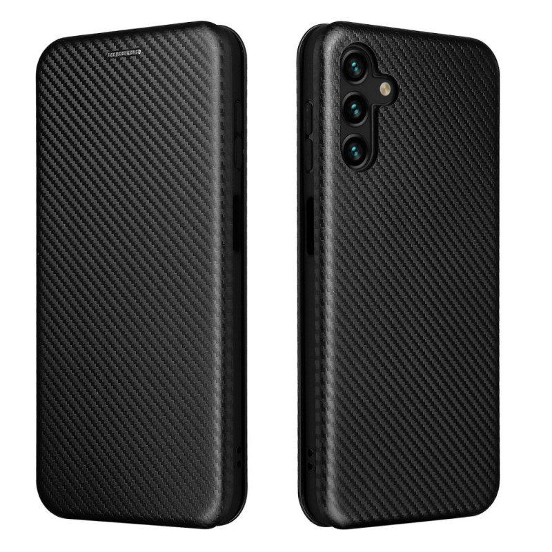 Etui Na Telefon do Samsung Galaxy A13 5G / A04s Etui Folio Włókno Węglowe