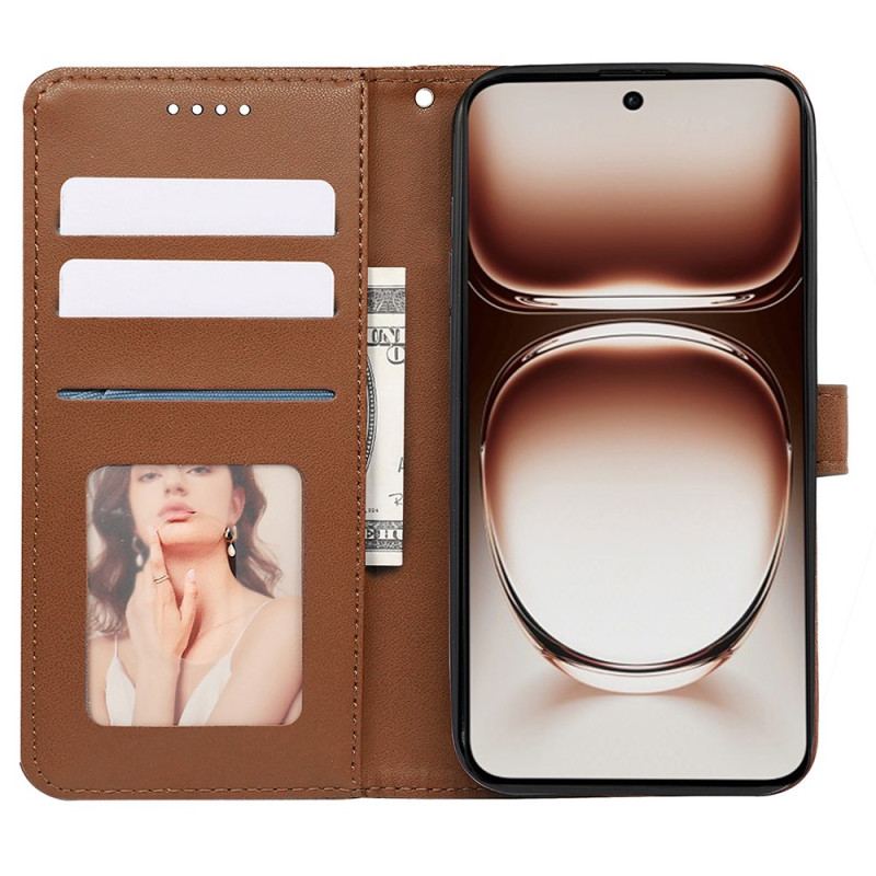 Etui Folio Oppo Reno 12 5g Fryz Poziomy
