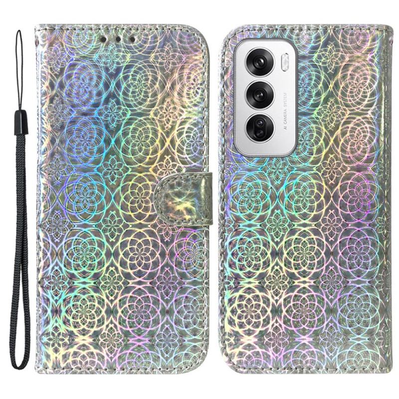 Etui Folio Oppo Reno 12 5g Styl Dyskotekowy