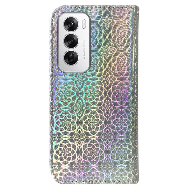 Etui Folio Oppo Reno 12 5g Styl Dyskotekowy
