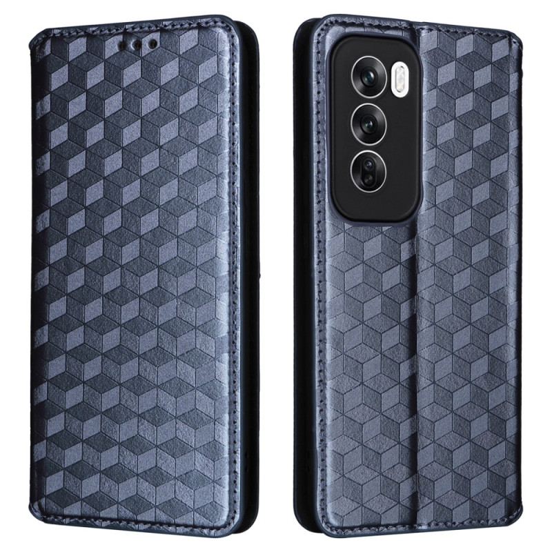 Flip Kotelot Oppo Reno 12 5g Etui Na Telefon Diamenty 3d