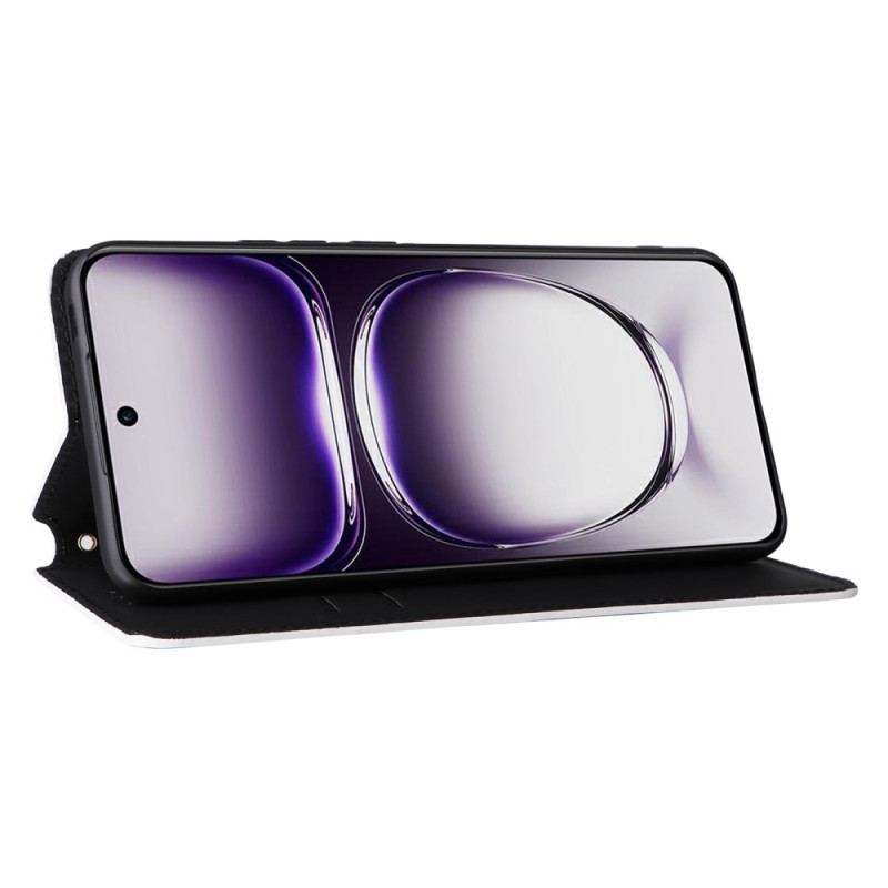 Flip Kotelot Oppo Reno 12 5g Etui Na Telefon Diamenty 3d