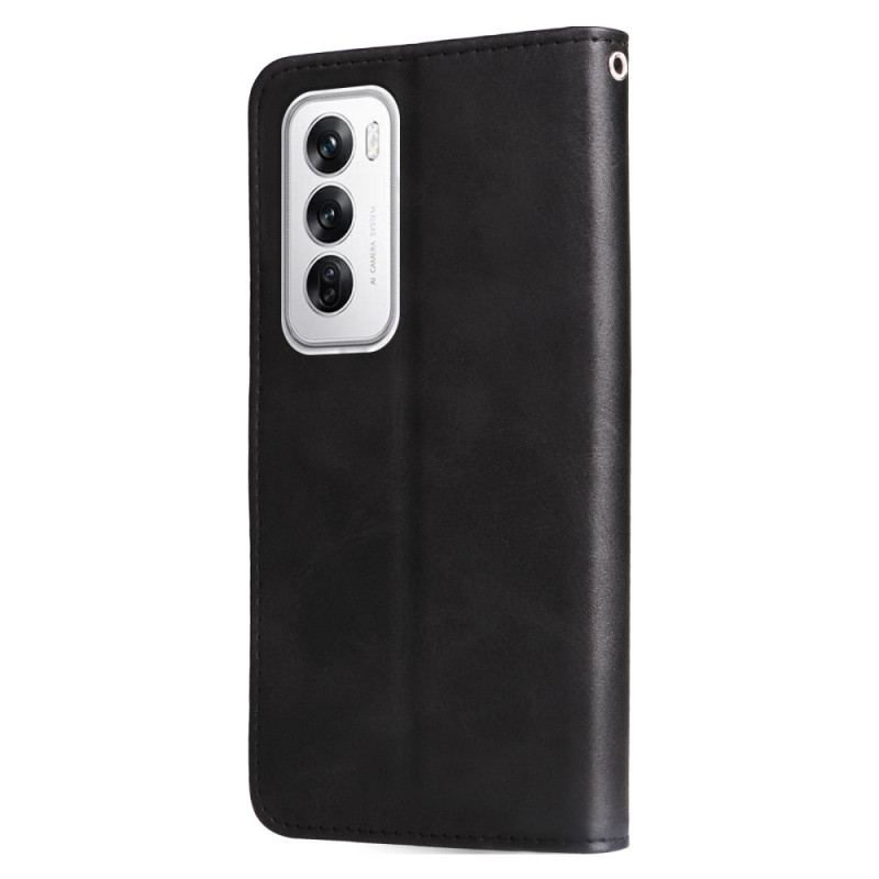 Obudowa Oppo Reno 12 5g Etui Na Telefon Kieszeń Zapinana Na Zamek