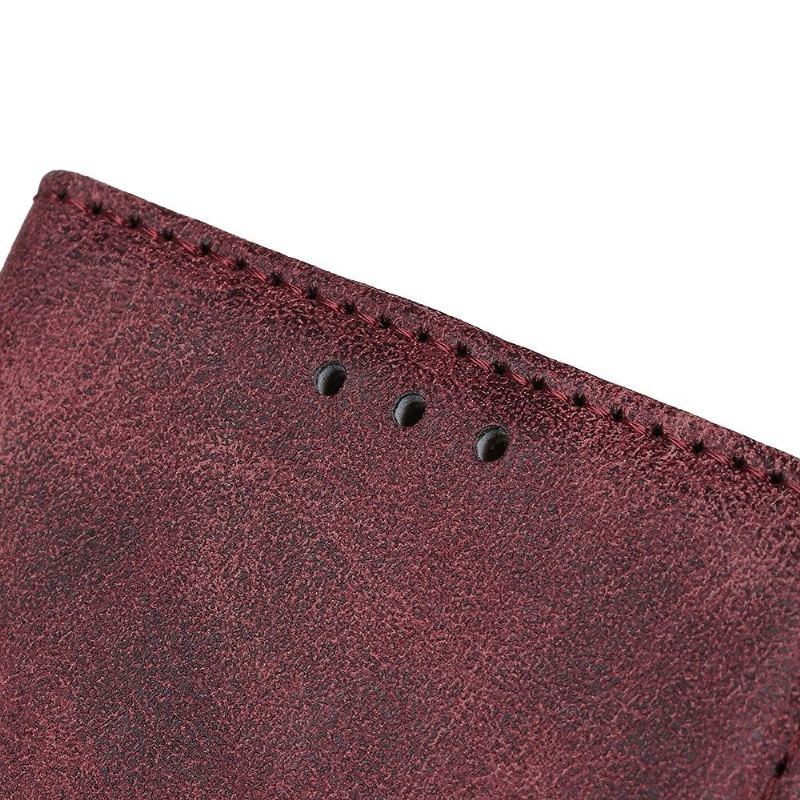 Etui Folio do Xiaomi Mi A3 Edouard W Stylu Vintage Ze Sztucznej Skóry