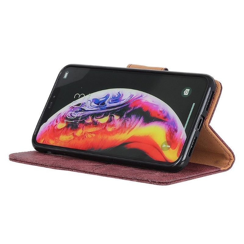 Etui Folio do Xiaomi Mi A3 Edouard W Stylu Vintage Ze Sztucznej Skóry