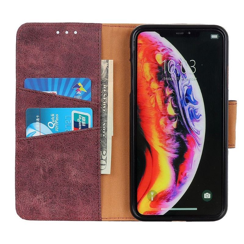 Etui Folio do Xiaomi Mi A3 Edouard W Stylu Vintage Ze Sztucznej Skóry