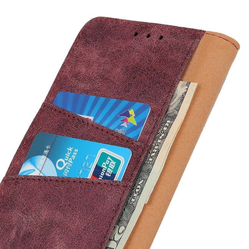 Etui Folio do Xiaomi Mi A3 Edouard W Stylu Vintage Ze Sztucznej Skóry