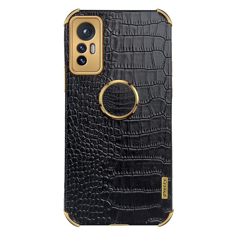 Etui do Xiaomi 12 Pro Croc Efekt Z Pierścieniem
